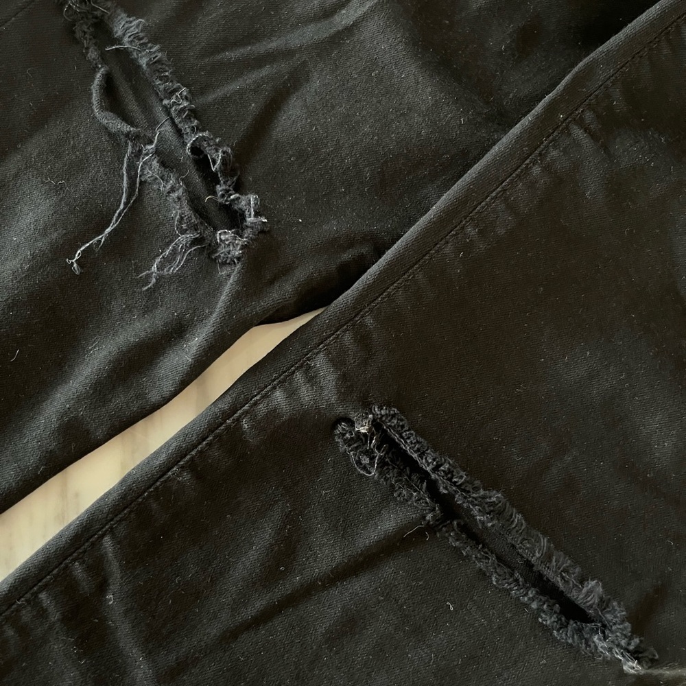 TOPSHOP MOTO Ripped Skinny Jeans - Picture 4 of 5